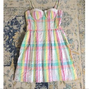 Lilly Pulitzer Georgie dress in seersucker plaid